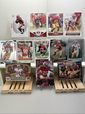 Frank Gore/Patrick Willis/Navorro Bowman 49ers era lot of 12